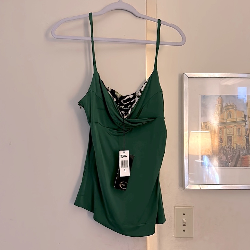 NWT Just Cavalli green top